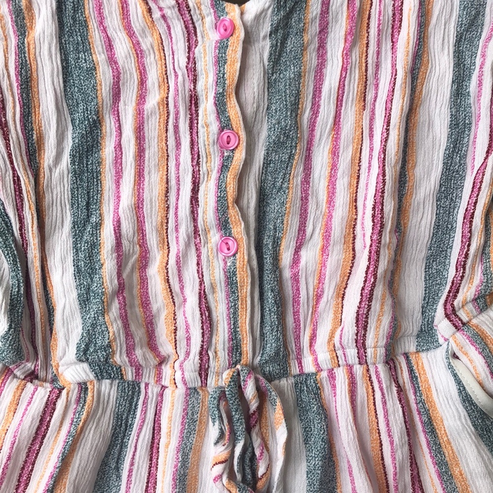 SOLD Striped Romper - Picture 3 of 6